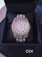 Arabic dial diamond watch