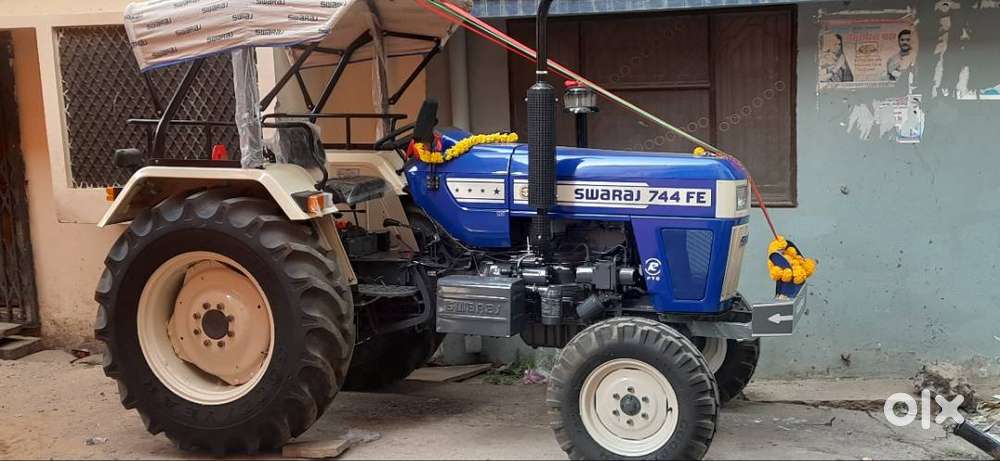 स्वराज 744 यदि किसी को किराए पर लेना हो तो उपलब्ध है ट्रैक्टर नया है