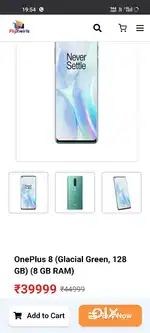 OnePlus 8 only back panel crack money problem
