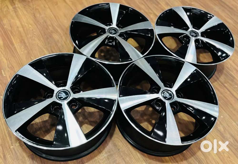 16 inch Skoda Octavia daimond cut repainted alloy wheels Set of 4