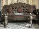 ANTIQUE Sofa SILVER