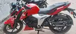 Apache RTR 160 4V red colour