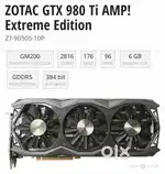 Zotac GTX 980 ti AMP extreme edition