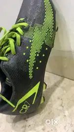 Football shoes for kids shoes no 4 colour black green mix