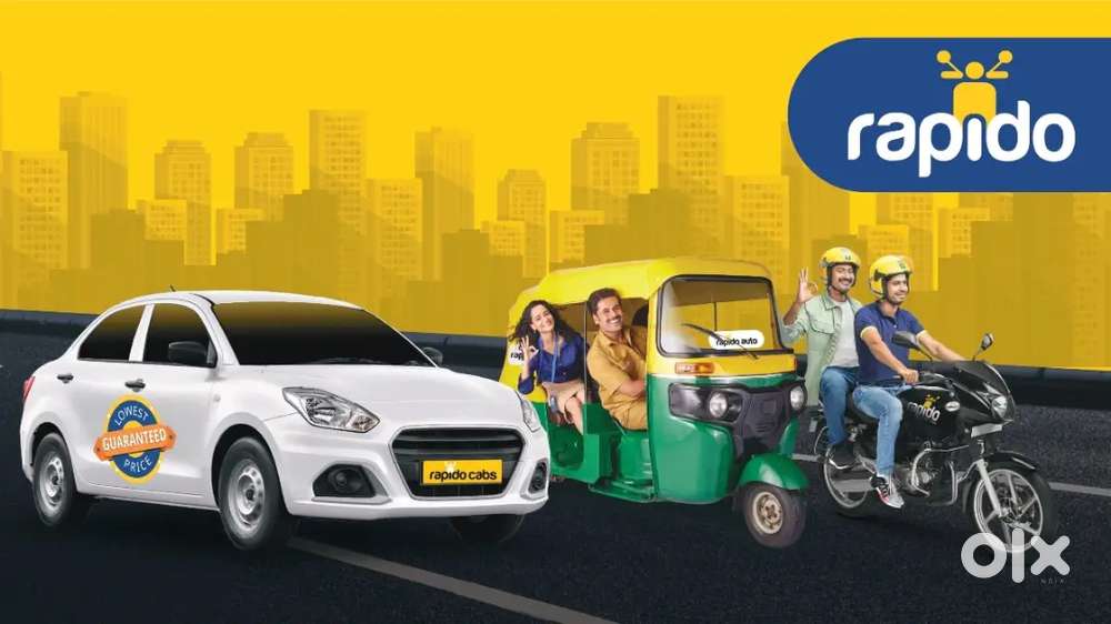 Rapido cab driver vacancy Uber driver can attach rapido