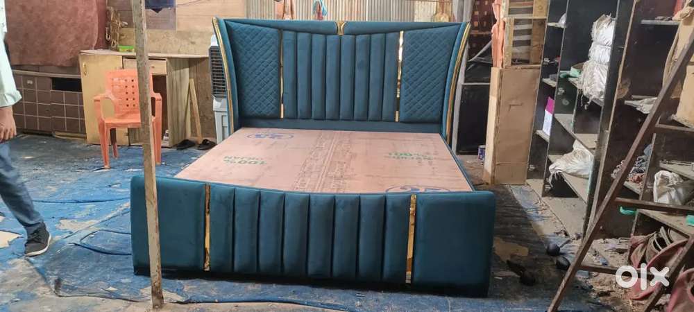Full Lining bed with hydraulic storage available in starf furniture
