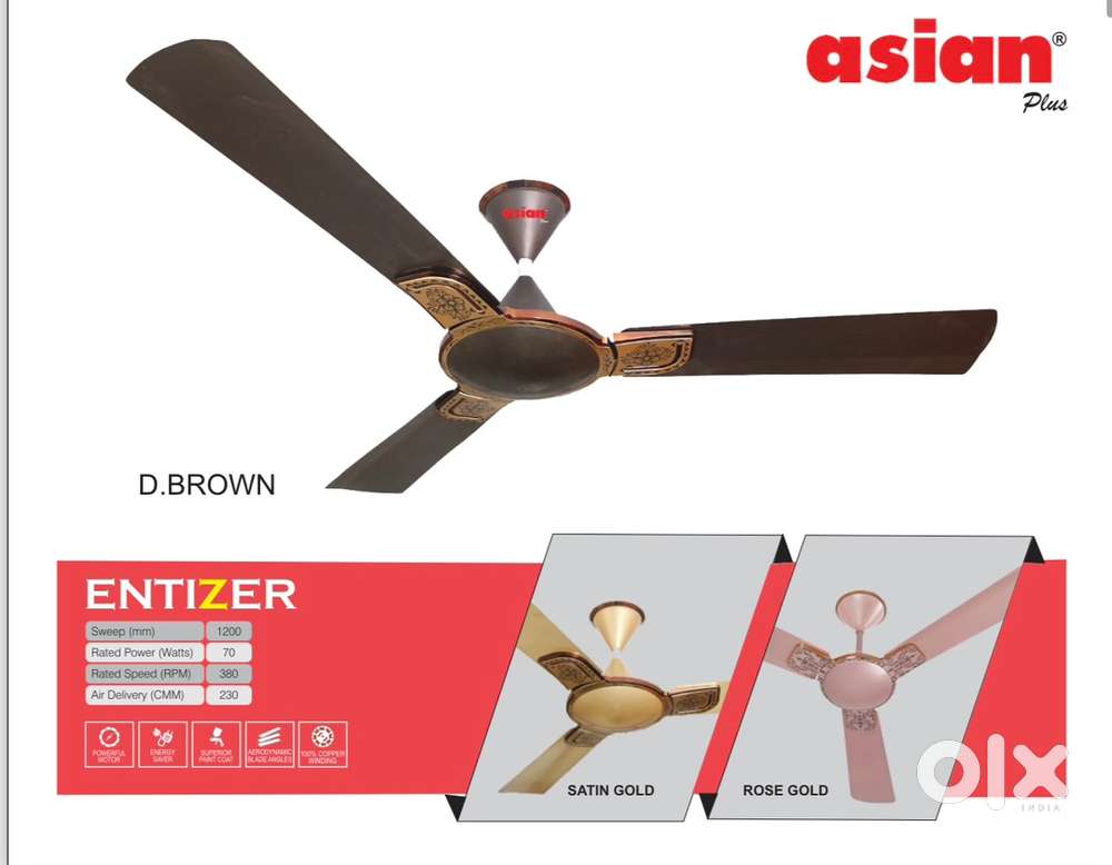 Brand NeW Asian Anti Heavy Motor Double Ball Bearing Dust Wider Blades