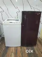 Lg flower model single door refrigerator and washing machine 88£,65/%^