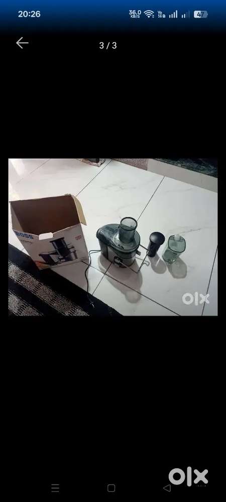 Juicer boss  with bill