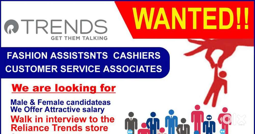 Sales staff for clothing retail company