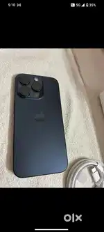 iPhone 15 pro , titanium blue ,15 month old ( face id not working )