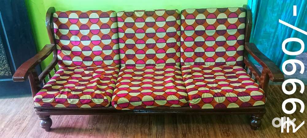 Teak Wood Sofa set (5 seater) for sale