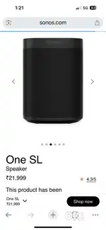 Sonos one SL