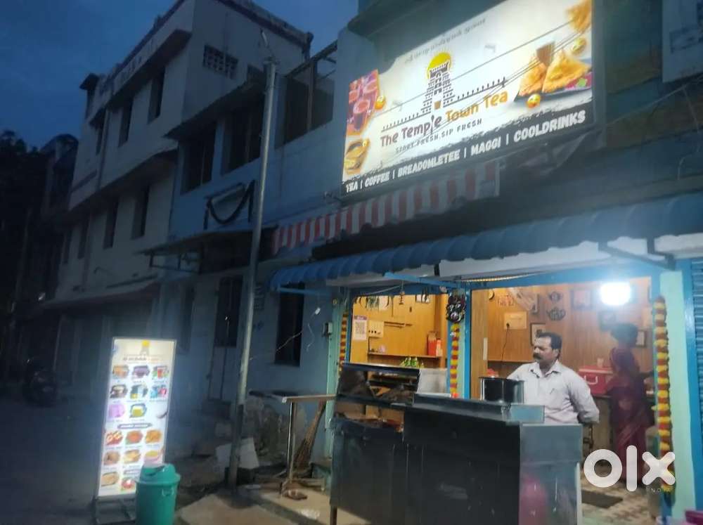 FOR SALE TEA AND VADA SHOP WITH SHOP ADVANCE AND ALL EQUIPMENTS