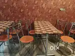 Table and chairs, Electric oven