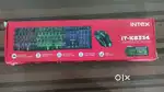 Intex gaming keyboard and mouse with RGB light and 10 millon press key