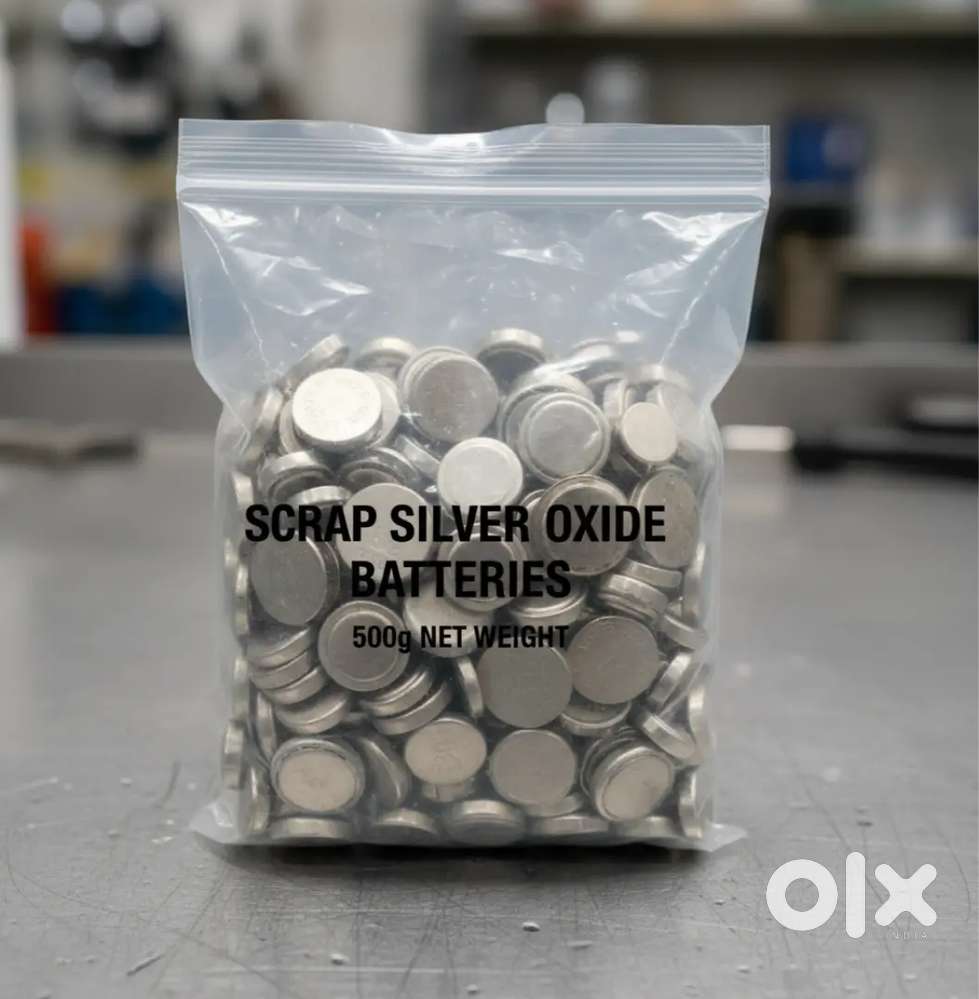 Scrap Silver oxide battery