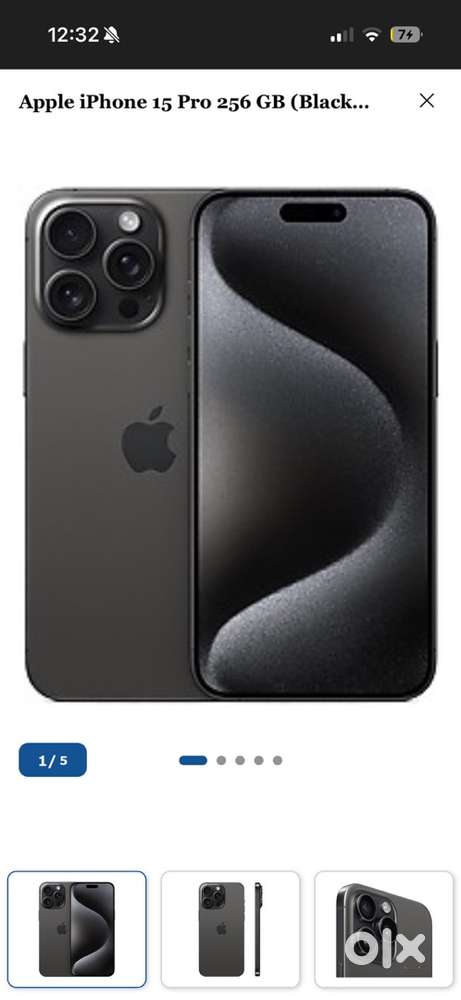 Iphone 15 pro (black)