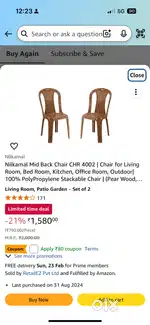 Nilkamal Plastic Chairs