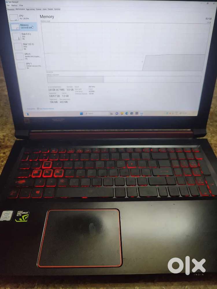 Acer gaming laptop