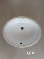 Kerovit counter top oval shaped wash basin and Kerovit Faucet pipe