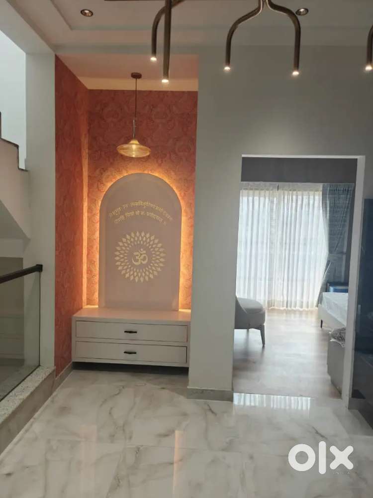 4 bhk double storey flat with Lift parking