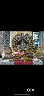 Ganpati Makhar brown - Thermocol
