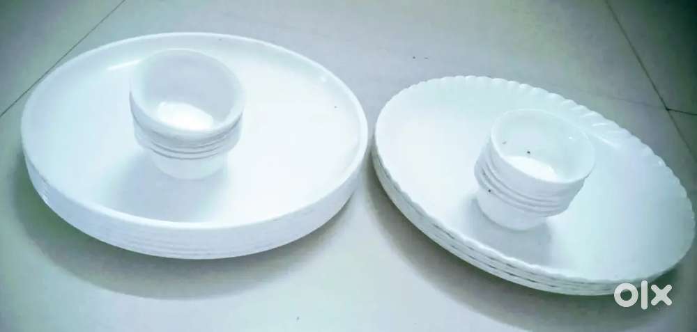 12 big size dinner plate 12bowl