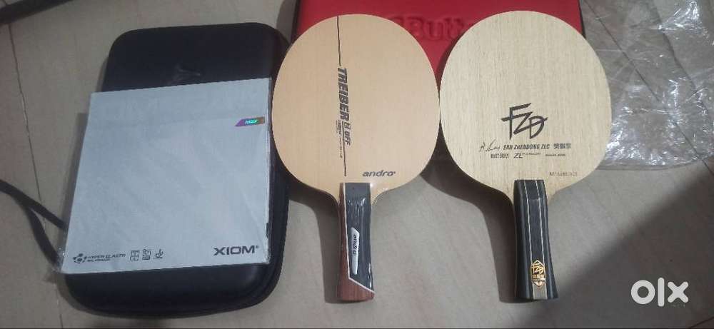 Butterfly Fan Zhengdong ZLC , Andro Triber Z, xiom omega 4 Euro