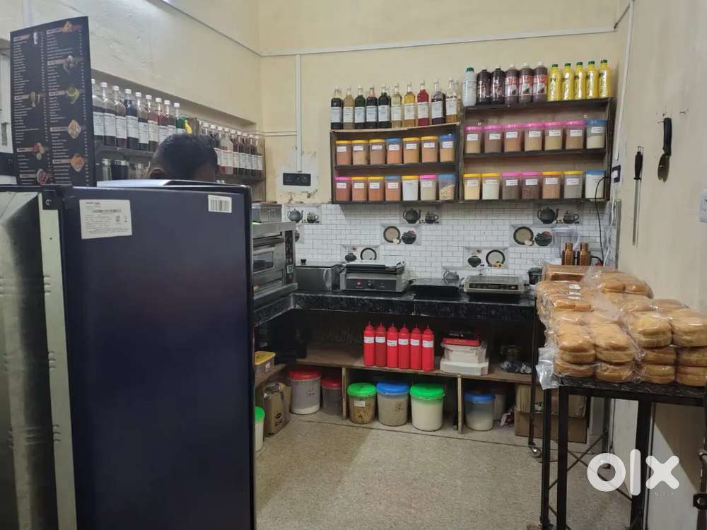 Running condition Restaurant & cafe with all kitchen quipments etc