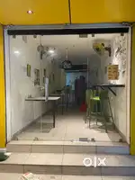 Glass door with auto close function