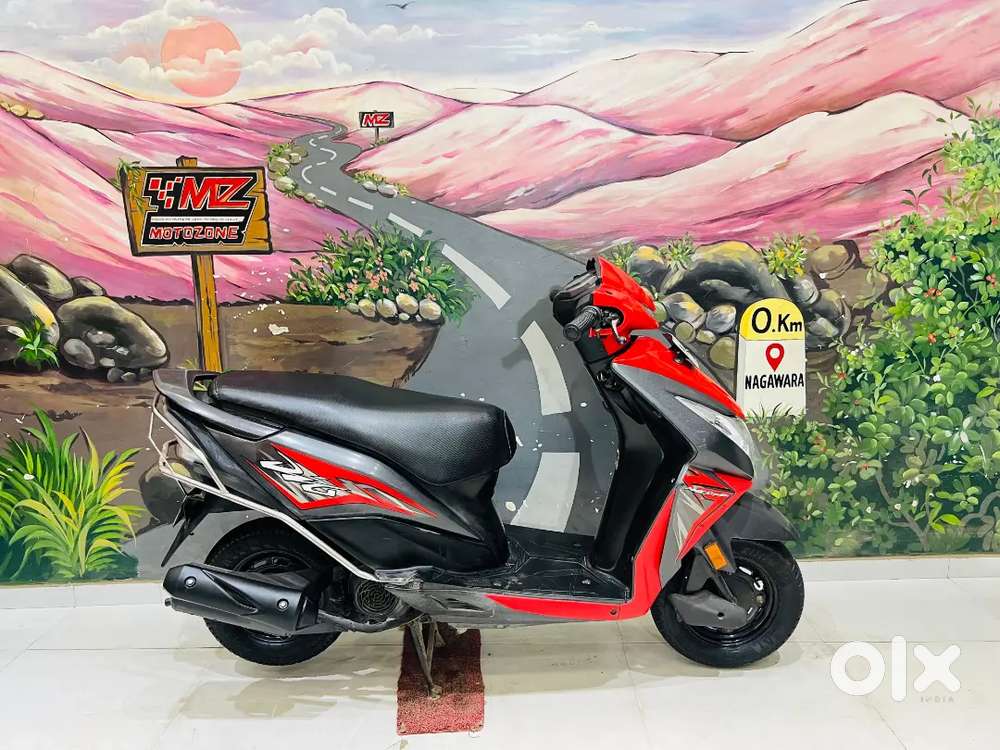 HONDA DIO 110CC BS4 LED LIGHT RED GREY COLOUR MODEL 2019