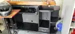 Tv showcase black colour for sell