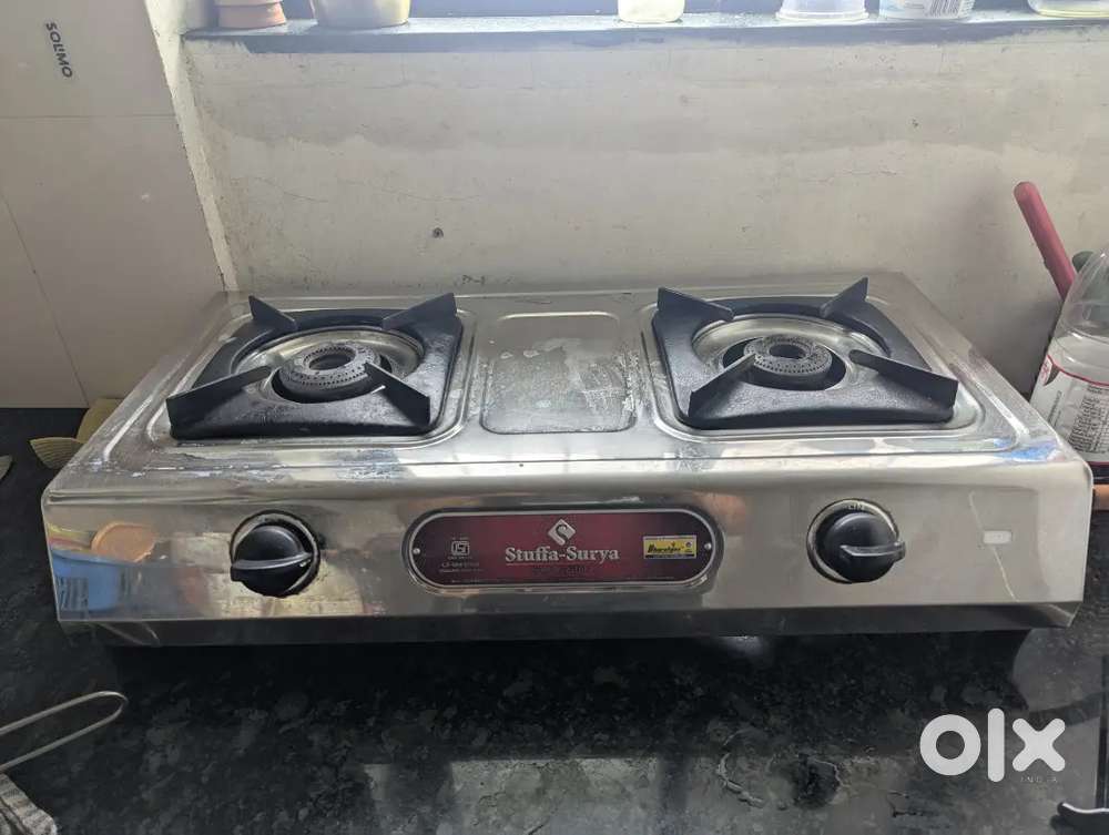 Microwave and Gas Stove