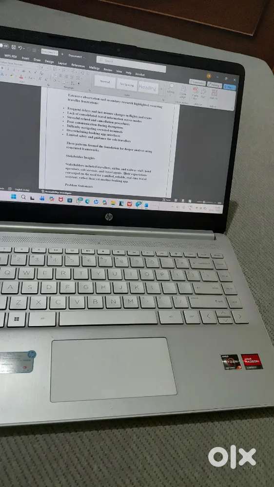 HP 14S-FQ1089AU LAPTOP RYZEN 3 5000 SERIES, 8 GB RAM, 512 SSD, SILVER