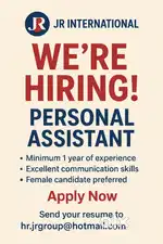 PERSONAL ASSISTANT CUM OFFICE ADMINISTRATOR