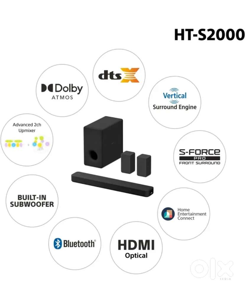 SONY SOUNDBAR DOLBY ATMOS HT-2000 1 Year Old