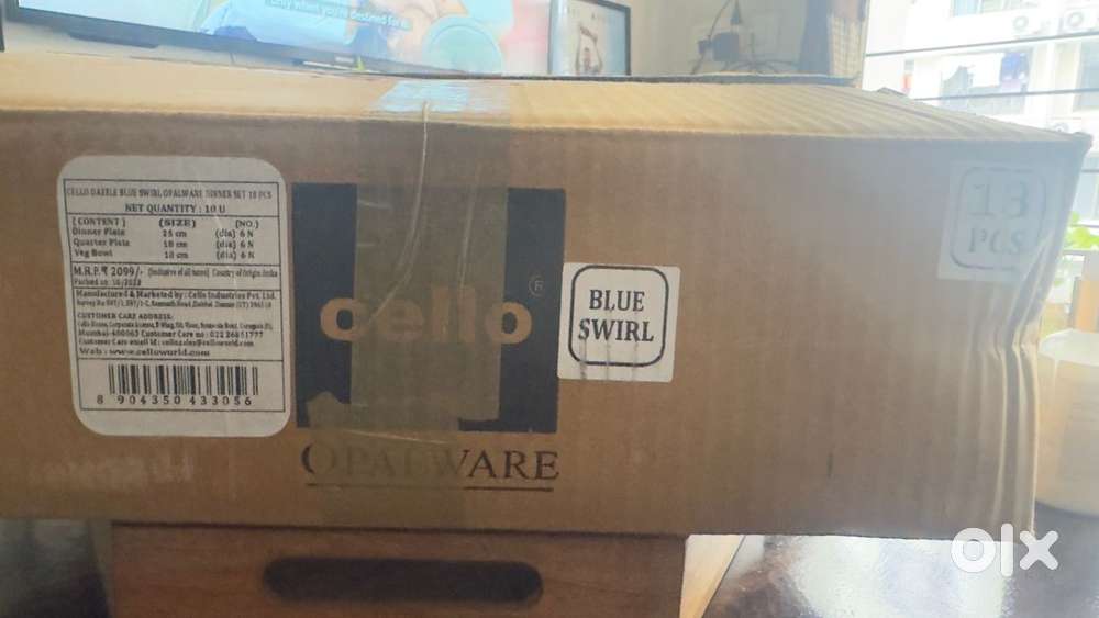Cell 18 pieces dinner set - sealed pack