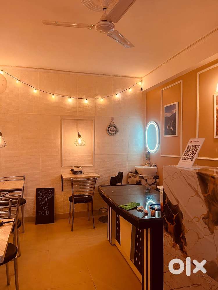 Selliing fully furnished ac, fast food