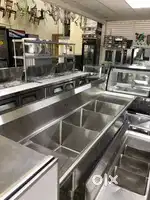 Used commercial restaurant kitchen equipments ss sink single double
