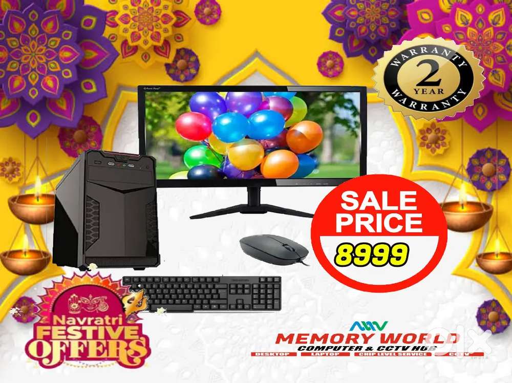 Diwali special combo offer desktop i3 with warrenty only