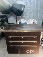 Wood computer table, study table desk with drawer