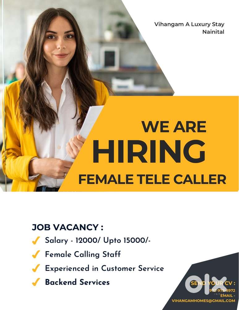 Urgent Need Of Female Tele Caller
