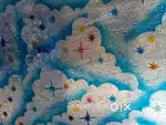 Fibre sheet decorative8 month old