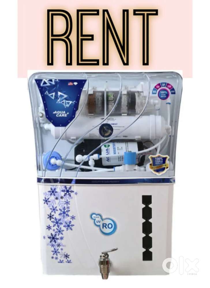 Water purifier available on rent