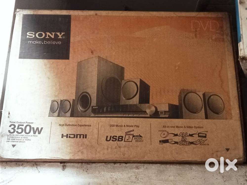 Sony 5.1 omly 5 boxs and 1 subwoofer