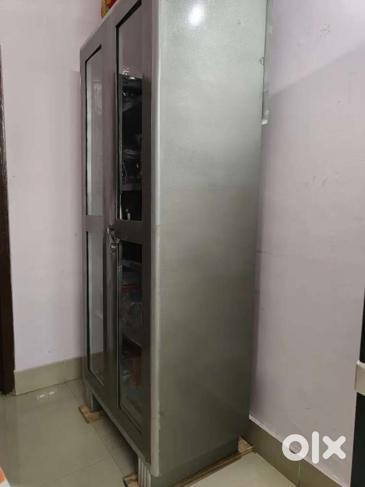 Iron Almirah with Glass Door