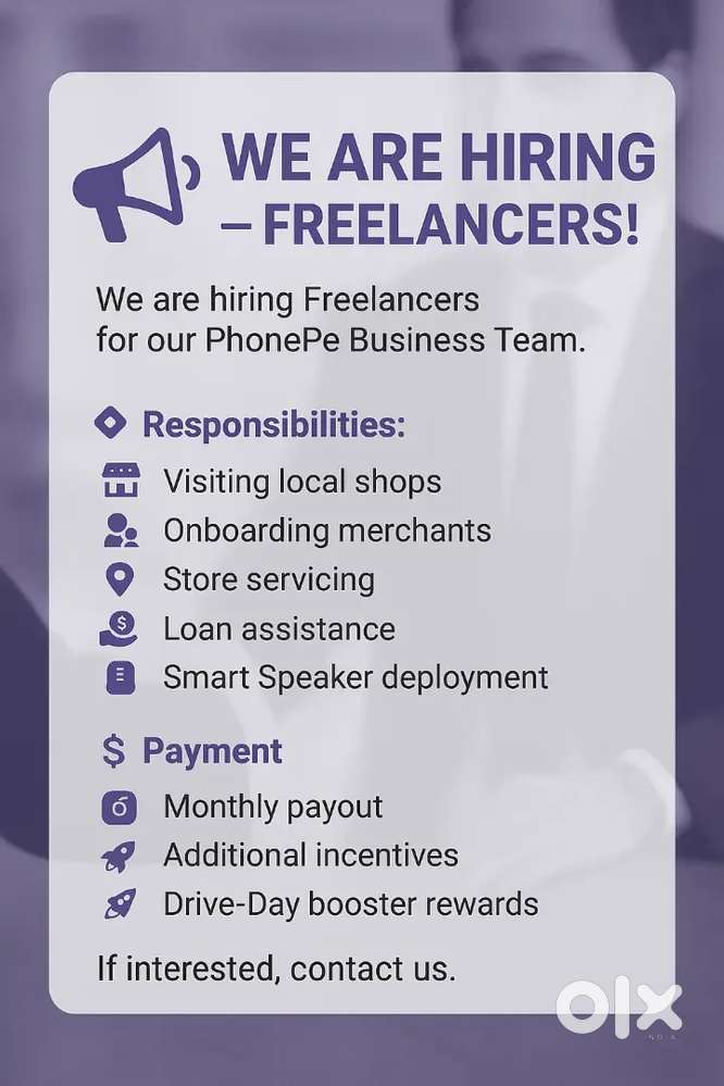 WE ARE HIRING FREELANCERS!