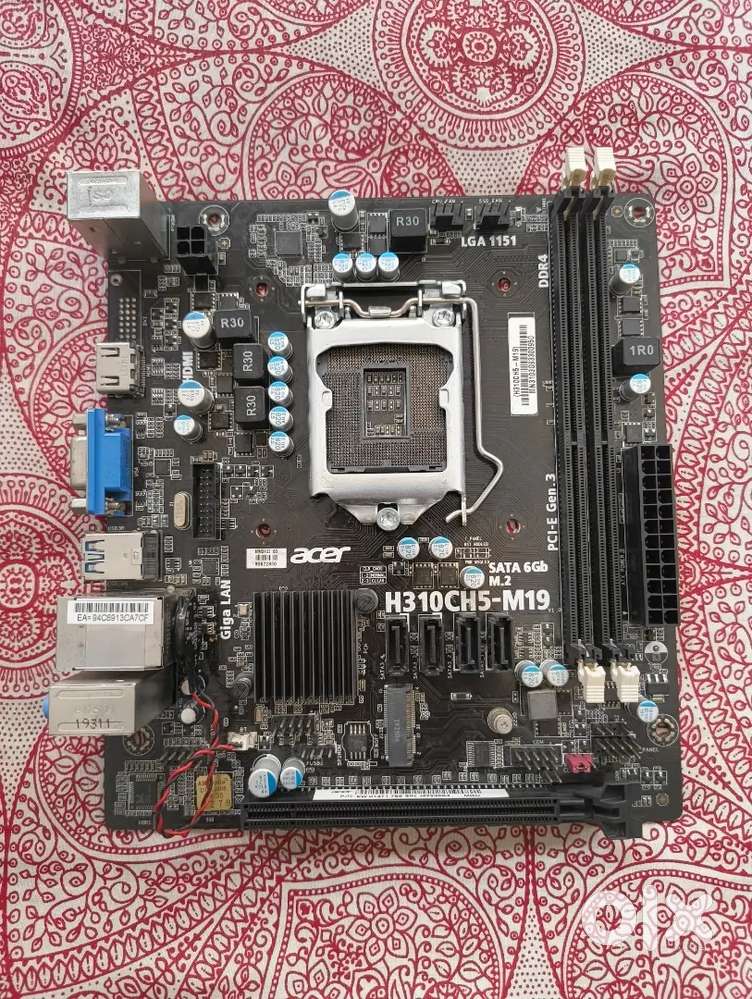 ACER MOTHERBOARD H310CH5-M19 (PROCESSOR NOT INCLUDED)