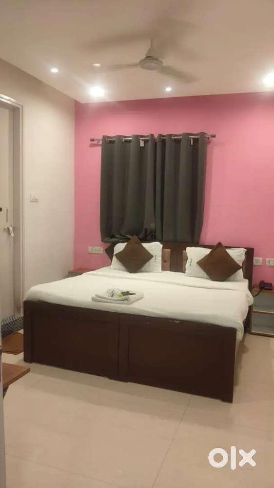 40 rooms plug and play running hotel guest house lodge rent in miyapur
